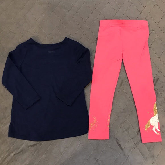 NWT Carter’s Girls Jacket 3-piece Unicorn Matching Set Sz 2T - Picture 5 of 5